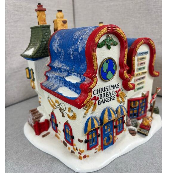 Department 56 Heritage North Pole- Christmas Bread Bakers #56393 Retired - Picture 2 of 9